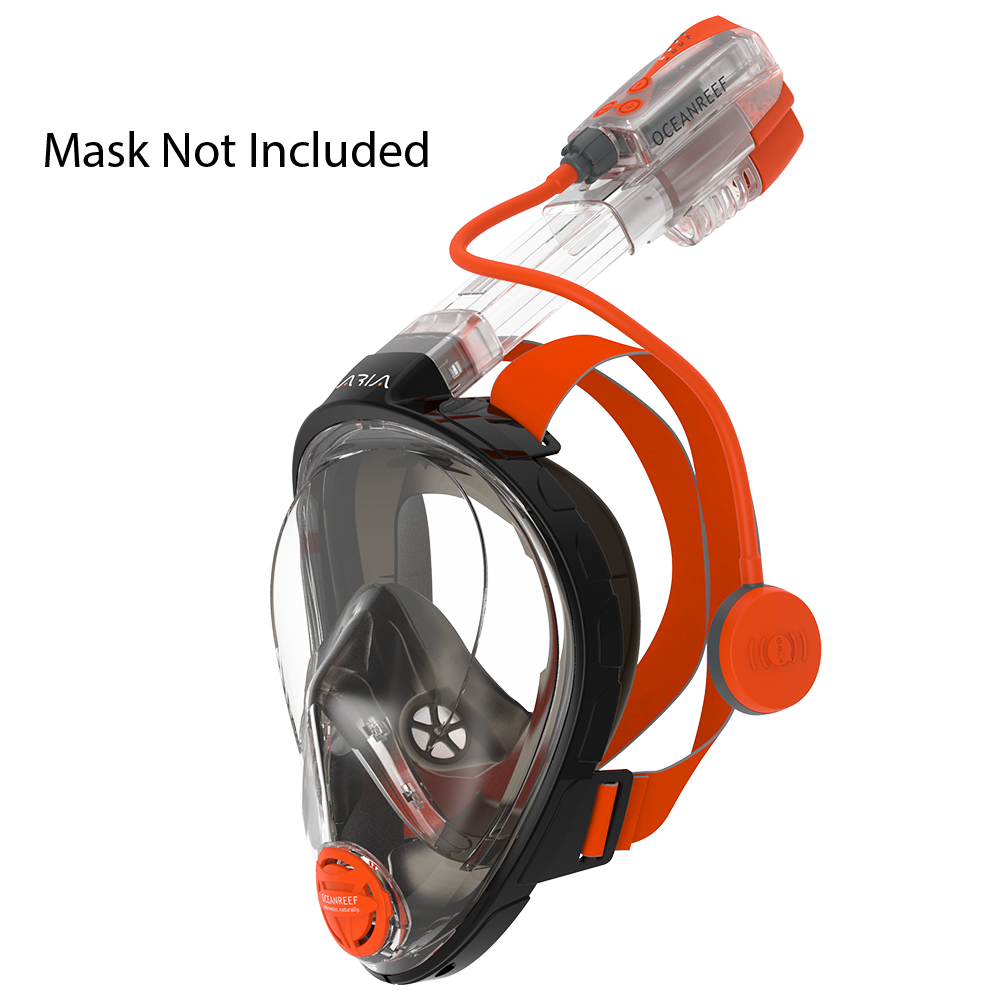 Ocean Reef Snorkie Talkie unit on mask
