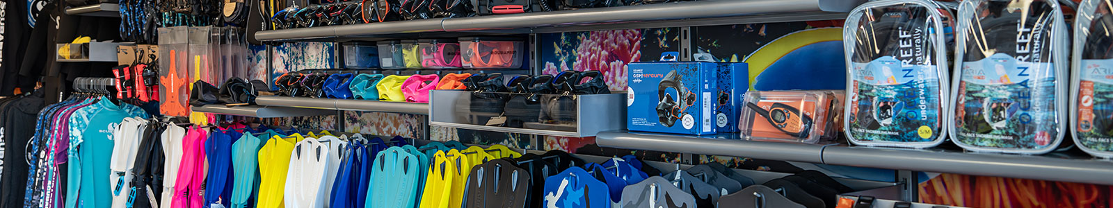 Dive shop storefront in Key Largo