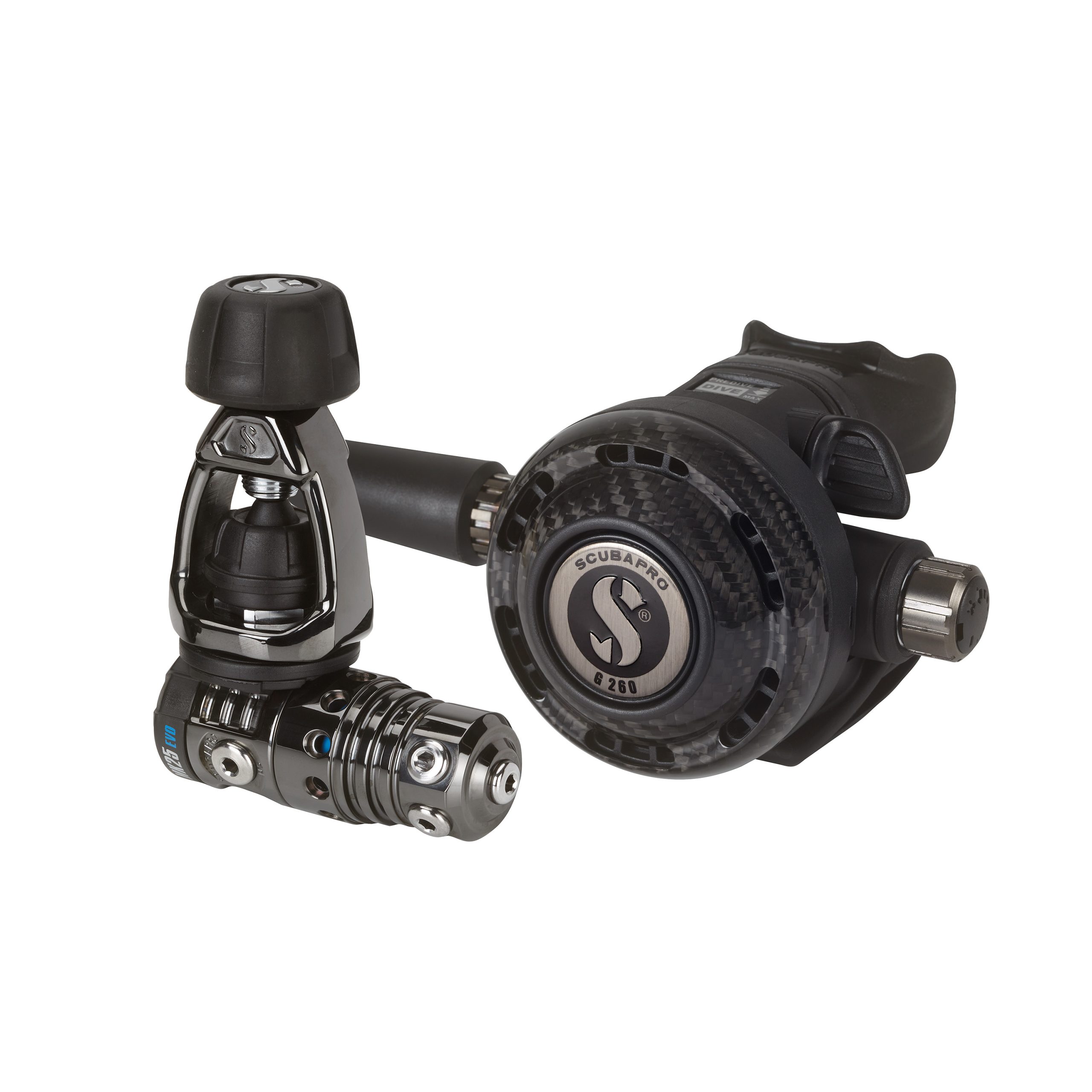 MK25 EVO BT/G260 Carbon Dive Regulator System