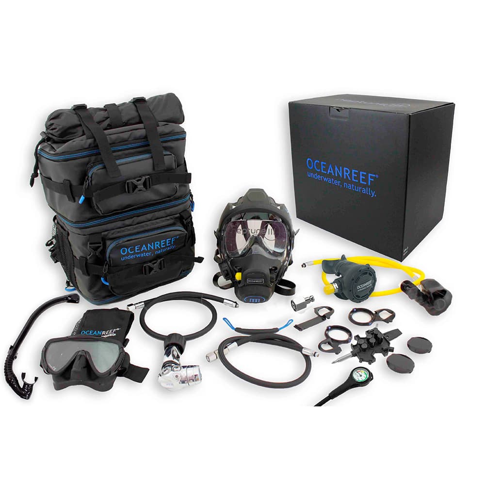 Ocean Reef Neptune III Full Face Mask Package Bundle