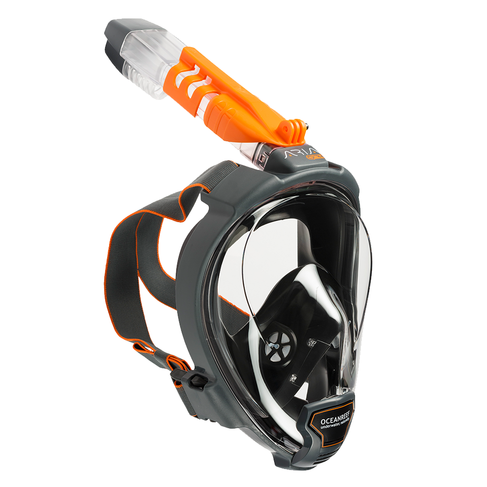 Ocean Reef Aria QR+ Snorkeling Mask | Black